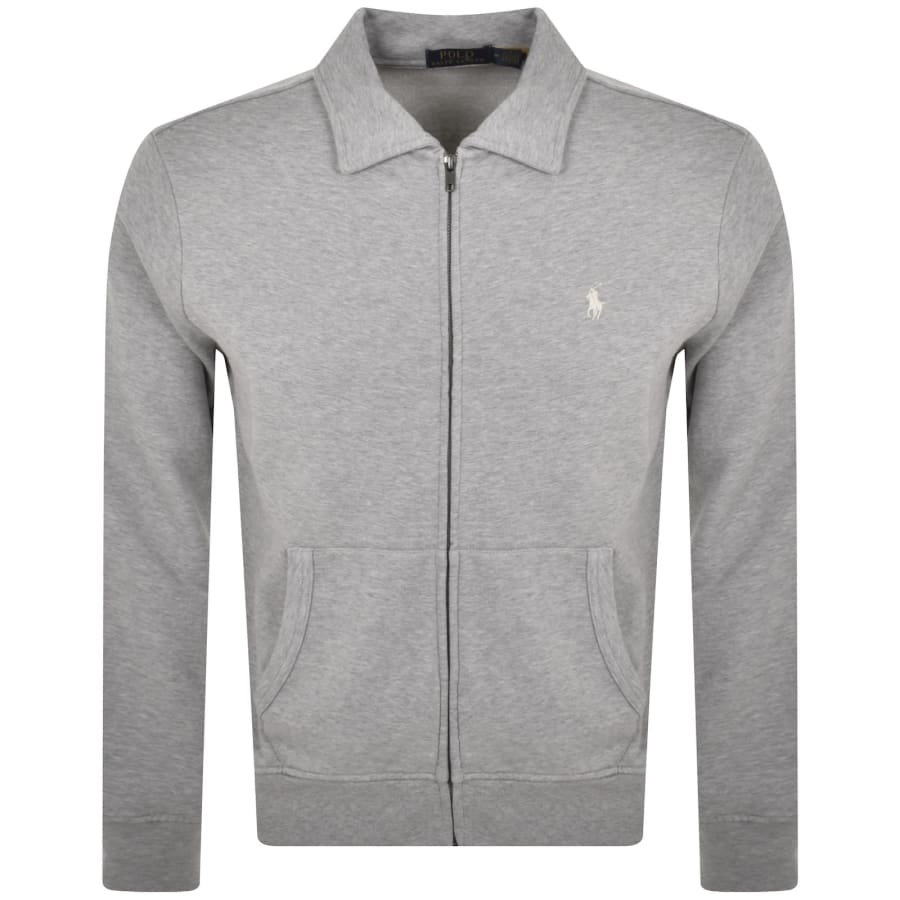 Ralph Lauren Full Zip Sweatshirt Grey Mainline Menswear Ireland
